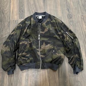 Victoria Secret PINK, camouflage bomber jacket
